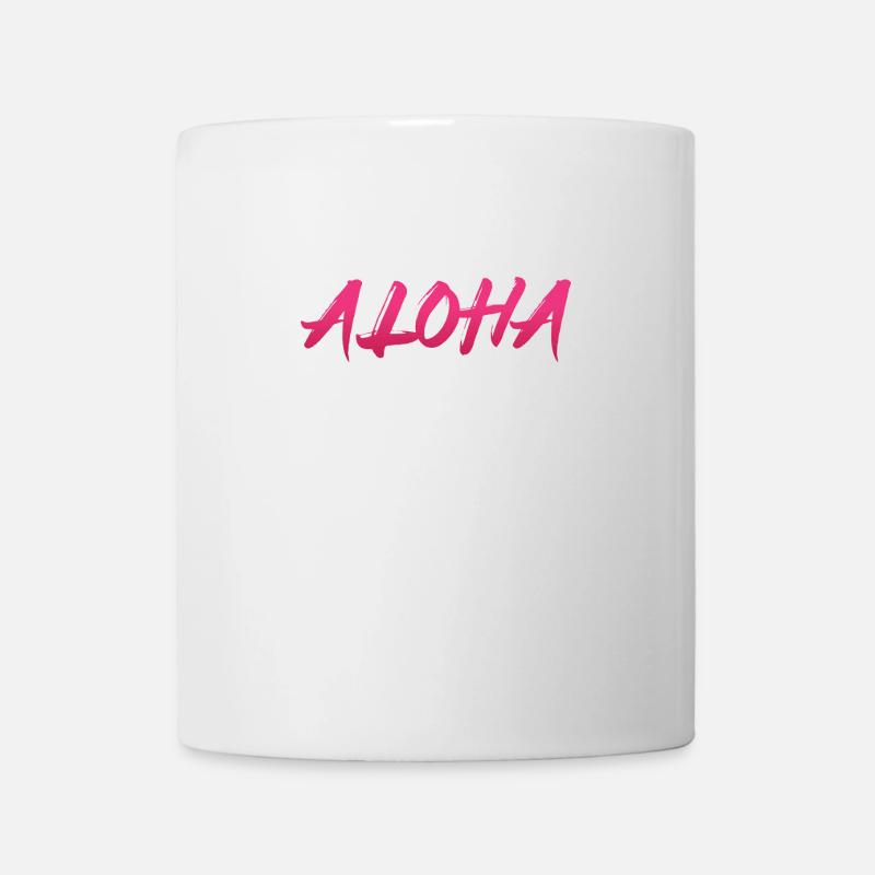 Aloha - Tasse - Weiß