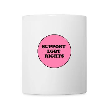 Unterstützen Sie LGBT-Rechte - Tasse - Weiß - Vorne