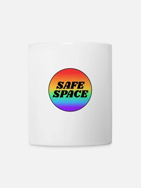 LGBT Safe Space - Tasse - Weiß