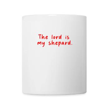 The lord is my shepard - Jesus Christ - Mug - white - Front