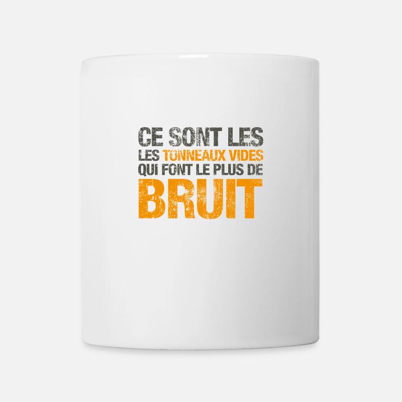 Ce sont les tonneaux vides - Mug blanc - blanc