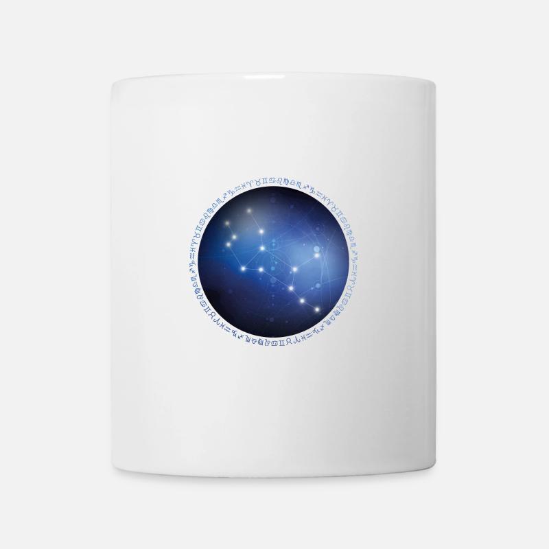 Signe du zodiaque Vierge Univers - Mug blanc - blanc