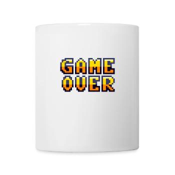 Game Over retrogaming vintage pixels - Mug - white - Front