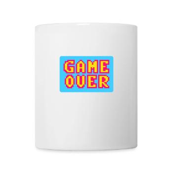Game Over retrogaming vintage pixels - Mug - white - Front