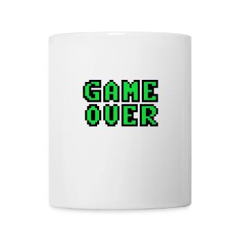 Game Over retrogaming vintage pixels - Mug - white - Front