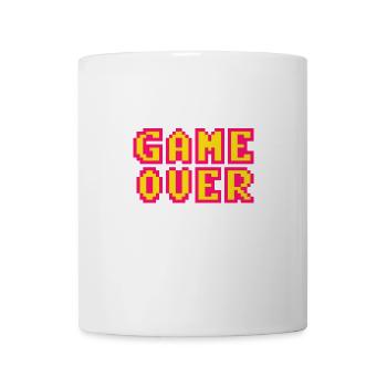 Game Over retrogaming vintage pixels - Mug - white - Front