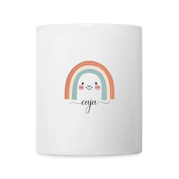 Caja! Rainbow design, customizable - Mug - white - Front