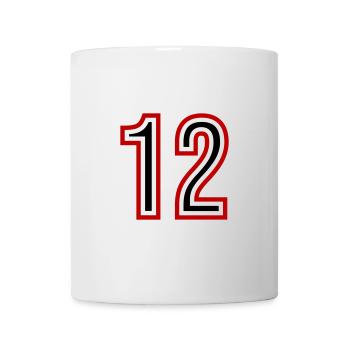 Maillot 12 Années - Mug blanc - blanc - Devant