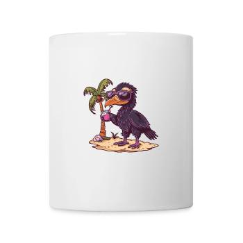 Harpyie Vogel Sommer Strand Comic - Tasse - Weiß - Vorne