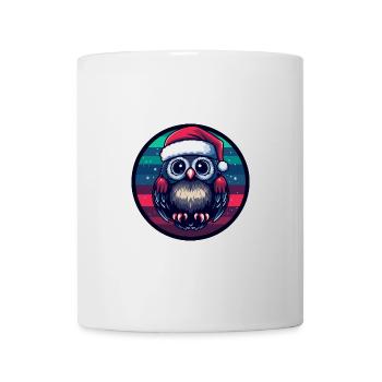 Hibou Noël Noël - Mug blanc - blanc - Devant