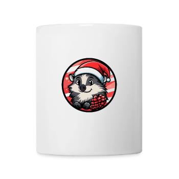 Hérisson Noël Noël - Mug blanc - blanc - Devant