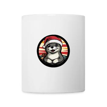 Seal Animal Christmas Christmas - Mug - white - Front