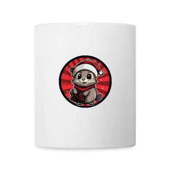 Souris Noël Noël - Mug blanc - blanc - Devant