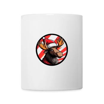 Elch Weihnachten Christmas - Tasse - Weiß - Vorne