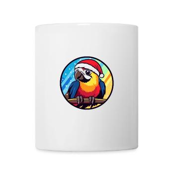 Papagai Weihnachten Noël - Mug blanc - blanc - Devant