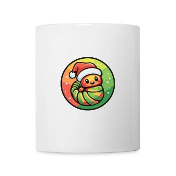 Wurm Weihnachten Christmas - Tasse - Weiß - Vorne
