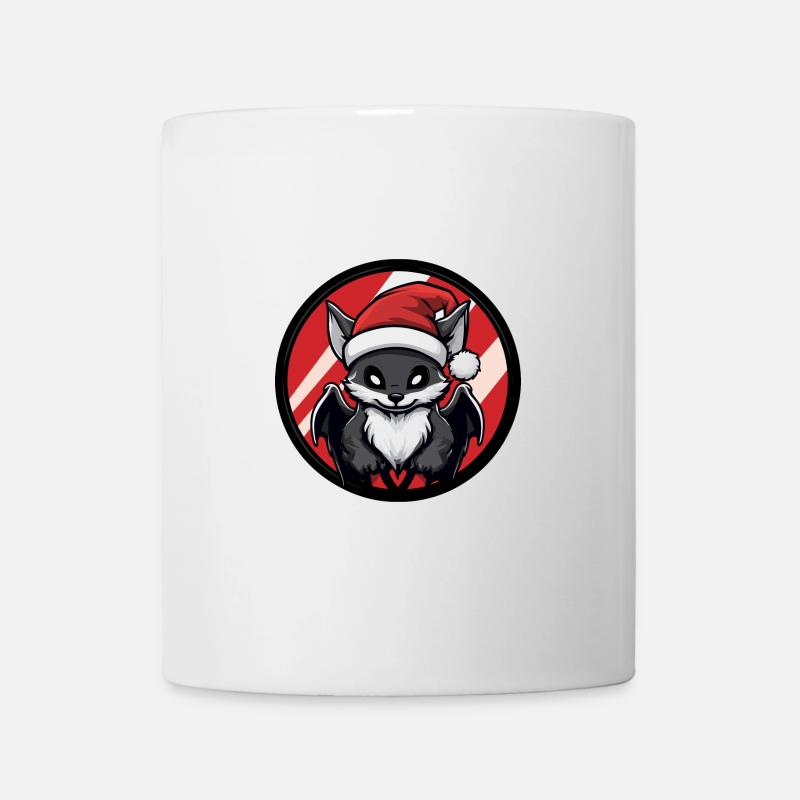 Fledermaus Weihnachten Christmas - Tasse - Weiß