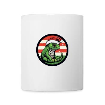 Caméléon Weihnachten Noël - Mug blanc - blanc - Devant