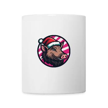 Pig Christmas Christmas Wild Boar - Mug - white - Front