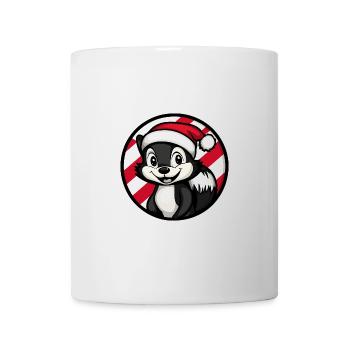 Skunk Noël Noël - Mug blanc - blanc - Devant