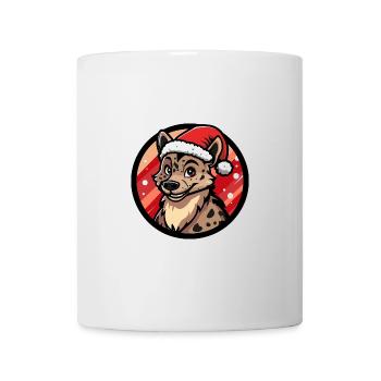 Hyène Noël Noël - Mug blanc - blanc - Devant