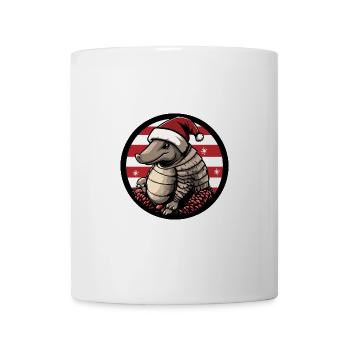 Armadillo Noël Noël - Mug blanc - blanc - Devant