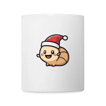 Schnecke Weihnachten Niedlich - Tasse - Weiß - Vorne