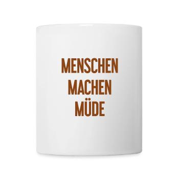 Les gens vous fatiguent - Drôle de dicton - Mug blanc - blanc - Devant