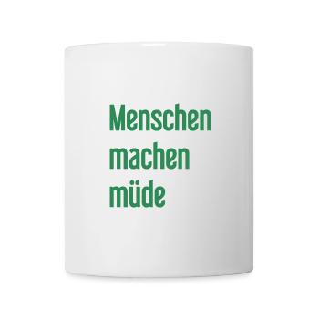Les gens vous fatiguent - Drôle de dicton - Mug blanc - blanc - Devant