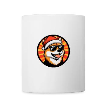 Shiba Inu Chien Noël Cool - Mug blanc - blanc - Devant