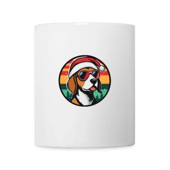 Beagle Dog Christmas Cool - Mug - white - Front