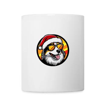 Australian Shepherd Dog Christmas Cool - Mug - white - Front