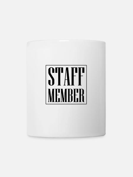 Staff Mitglied - Tasse - Weiß