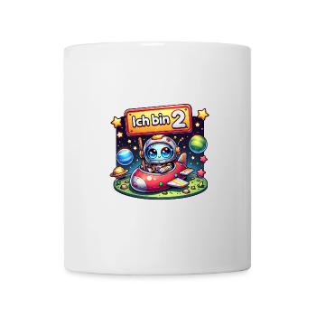 Ich bin 2 Jahre zweiter Geburtstag - Tasse - Weiß - Vorne