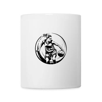 Basketteur Basketteur Basketteur Silhouette - Mug blanc - blanc - Devant