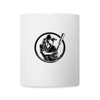 Baseball Silhouette - Mug - white - Front