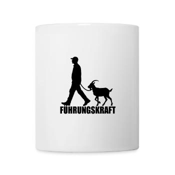 Ziege - Führungskraft - Landwirtschaft Geschenk - Tasse - Weiß - Vorne