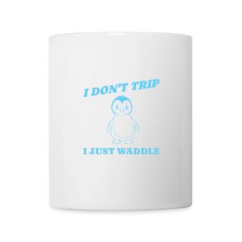Je ne trébuche pas, je me dandine juste en cadeau - Mug blanc - blanc - Devant