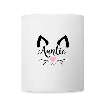 Cute Cat Auntie - Mug - white - Front