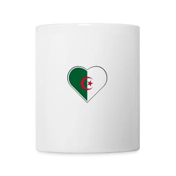 Mein Herz schlägt für Algerien - Tasse - Weiß - Vorne
