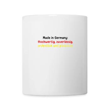 Allemagne Football Dicton - Mug blanc - blanc - Devant