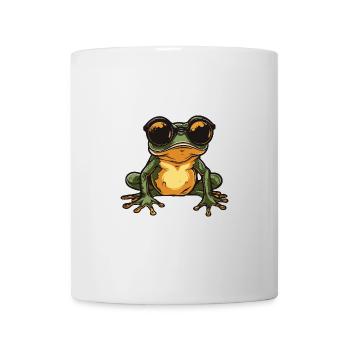 Grenouille Drôle Cool - Mug blanc - blanc - Devant