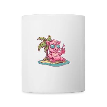 Pig Summer Wild Boar - Mug - white - Front