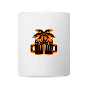 Beer Beach Palm Trees Island - Mug - white - Front