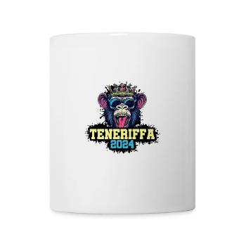 Teneriffa 2024 Affe - Tasse - Weiß - Vorne
