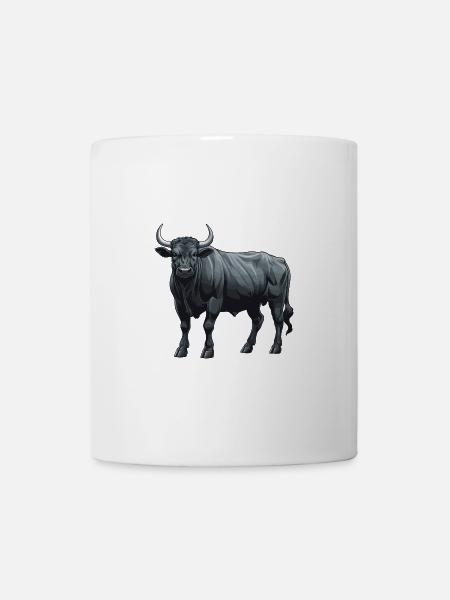 Taureau Animal Taureau - Mug blanc - blanc