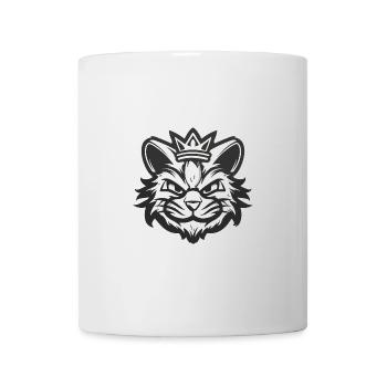 Cat Head Crown - Mug - white - Front