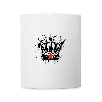 Krone King Symbol - Tasse - Weiß - Vorne