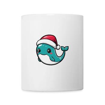 Whale Christmas Cute - Mug - white - Front