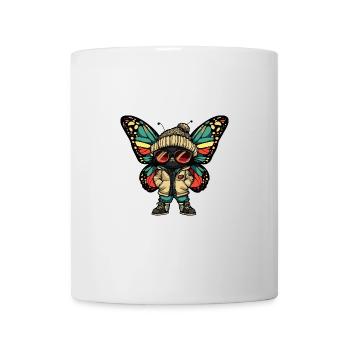 Schmetterling Winter - Tasse - Weiß - Vorne